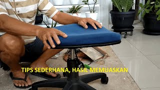 TIPS SEDERHANA PERBAIKI KURSI PUTAR HIDROLIK RUSAK, HASIL MEMUASKAN