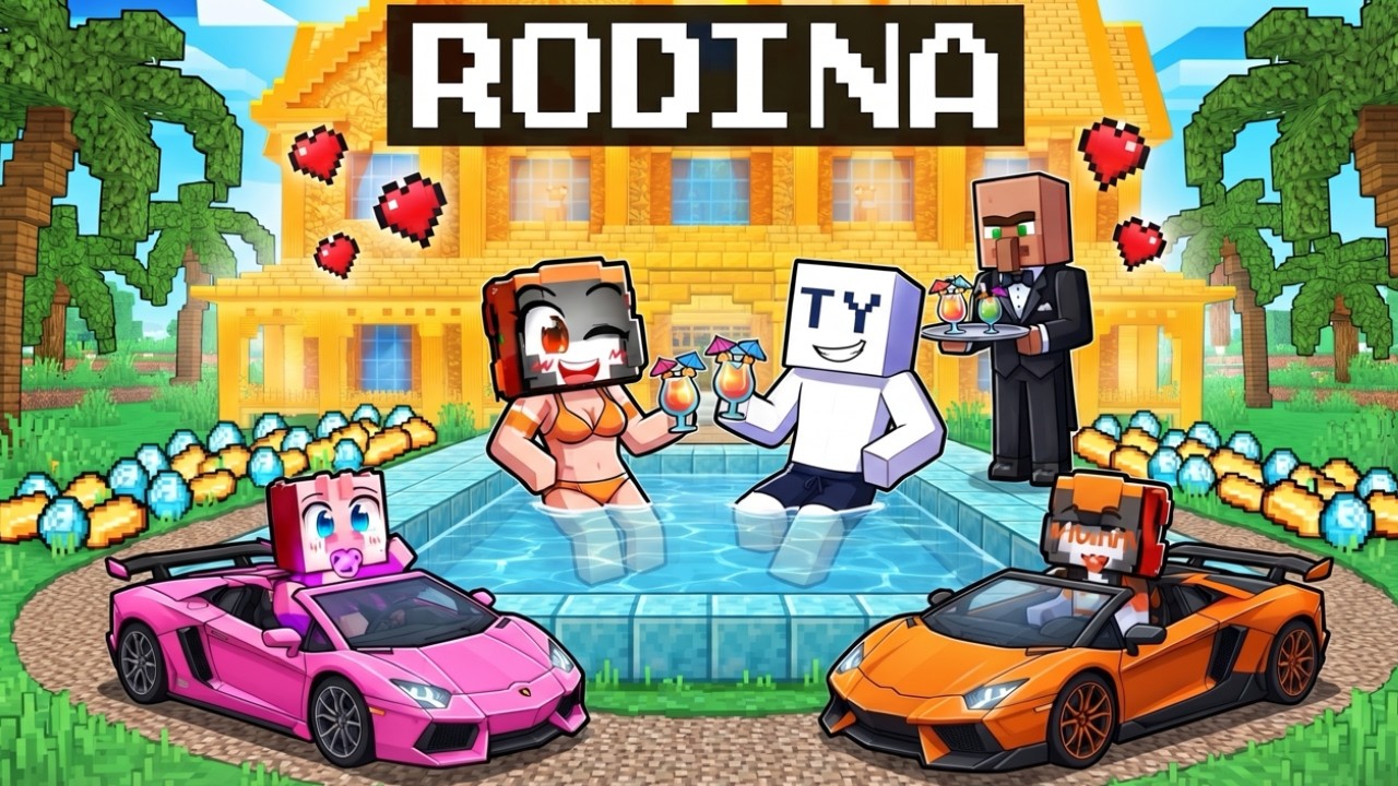 TY máš RODINU MILIONÁŘŮ v Minecraftu!