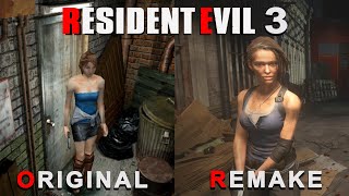 Resident Evil 3 - Original vs Remake