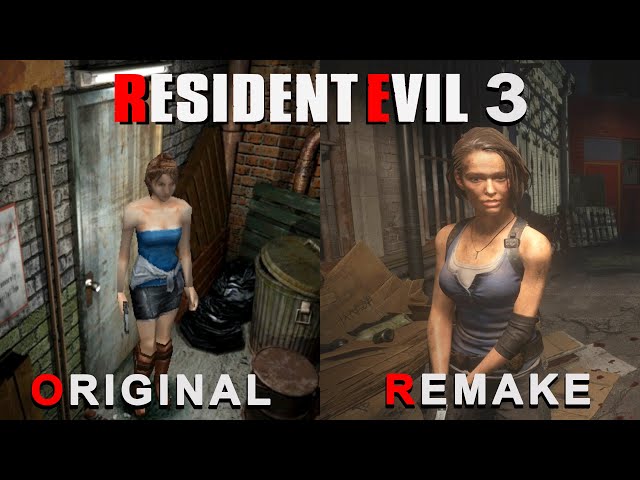 Resident Evil 3 - Original vs. Remake, remake