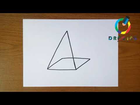 فيديو: كيفية رسم هرم