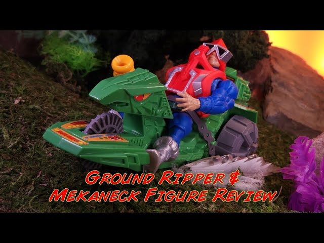 Masters of the universe Origins Ground Ripper With Mekaneck Figure