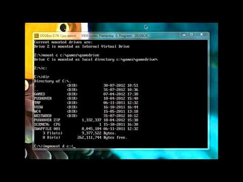 DOSBox CDROM tutorial: creating, mounting & playing a DOS CD-ROM game