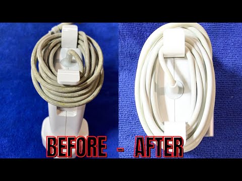 How To Clean A Macbook Charger and Cable