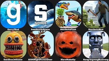 NEXTBOTS IN PLAYGROUND MOD,SANDBOX IN SPACE,All DEER MONSTER,Mars Wake Up,Rang Ring Reng Bus Ireng