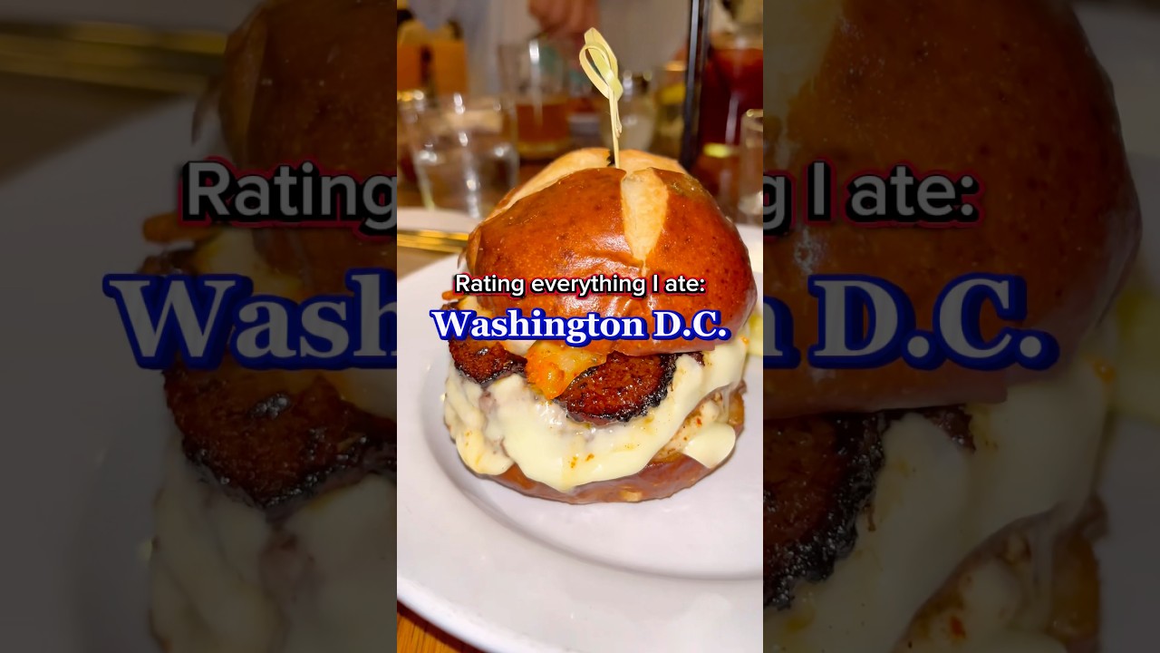 Rating everything I ate in Washington DC 🇺🇸🍴