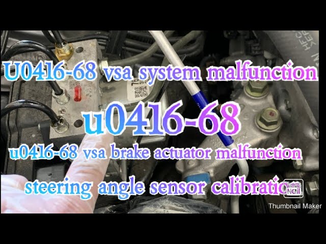 Honda HRV Electrical Issues U0401-68 PCM Malfunction 