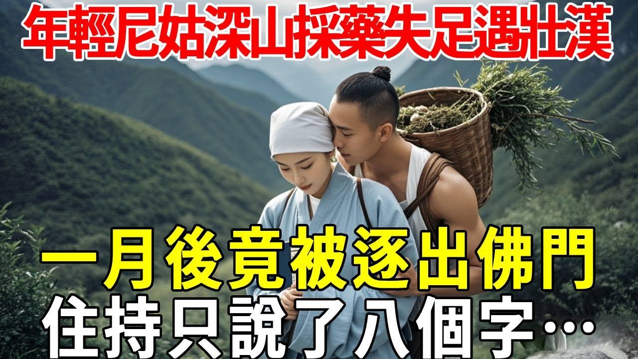 年輕尼姑深山採藥失足遇壯漢，一月後竟被逐出佛門，住持只說了八個字…#蝴蝶飛飛 #民間故事 #奇聞趣事 #古代小說#懸疑#老年情感