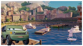 Cars 2 The Video Game Miles Axlerod - Attack Mode Satellite Quake Mountain Run