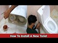 New WC Toilet Fitting in Bathroom || How To Install A English Western Toilet Fitting || Part 1