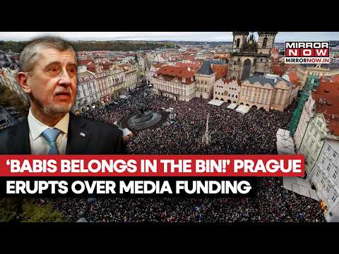 Czech Protests: ‘Babis Belongs In The Bin!’ Crowds Rally In Prague Over Media Funding Plans