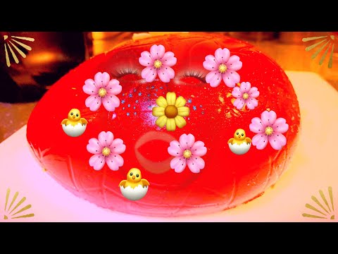 Easter Jelly Eggs How to make Big Red Easter Jelly Eggs