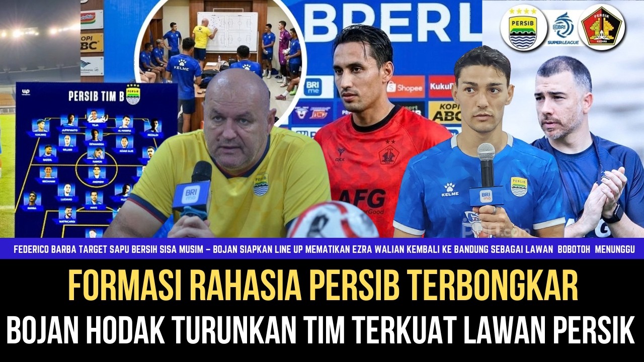 🔵KABAR PAGI BIKIN HEBOH Skuad Persib Full Team Jelang Lawan Persik, Barba Sapu Bersih, Ezra Datang