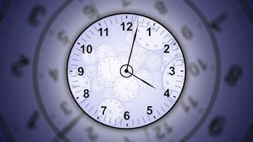 12-Hour Run Clocks Background Stock Motion Graphics