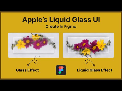 How to Create Apple's Liquid Glass Effect UI in Figma | Figma Beginners Tutorial