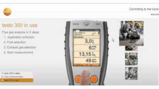 Testo 350 - Industrial Flue Gas Analyser
