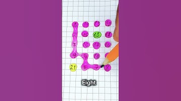 Draw a starlight line with numbers 1 to 21 #drawing #line #maths #quiz #shorts