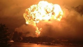 Train with crude oil derails In Quebec, Canada caused huge fire many dead and missing 6 July 2013