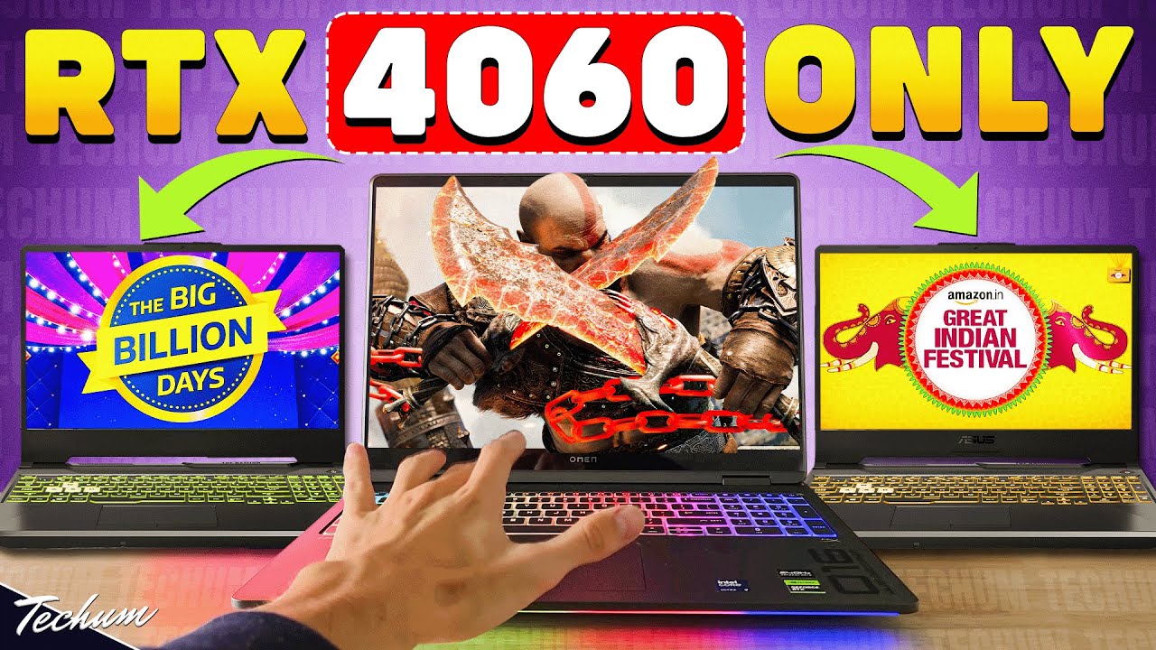 BBD & Great Indian Festival Sale🤯Latest 14th Gen😍Top RTX 4060 GAMING Laptops Under 80000,1 LAKH