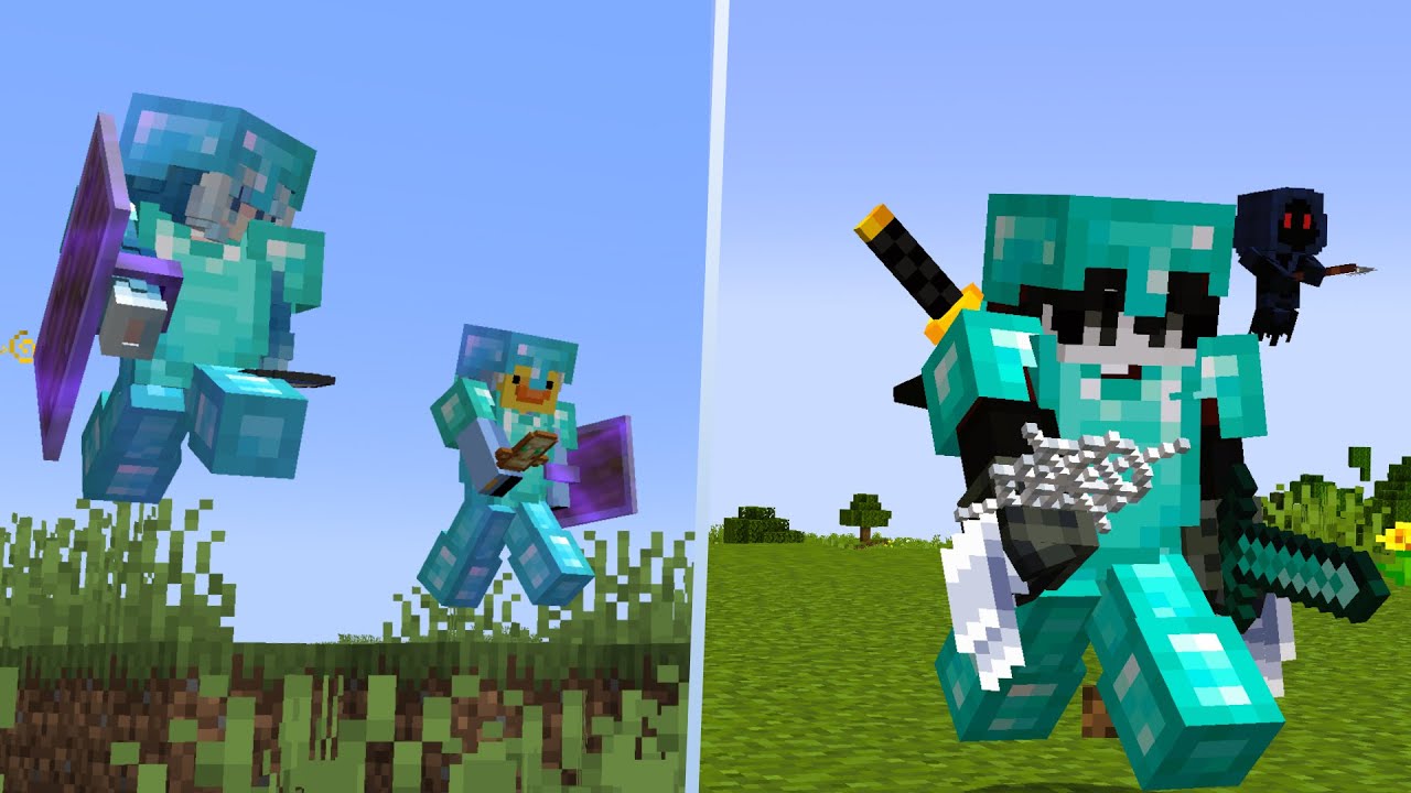 ខ្ញុំត្រូវចោរមួយក្រុមតាមសម្លាប់ Minecraft! 👿