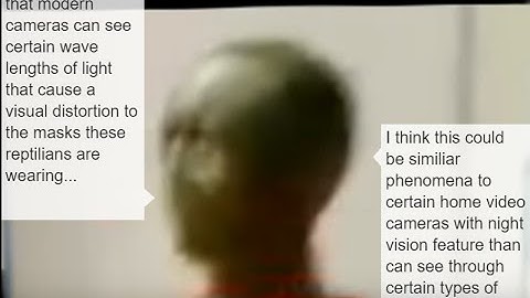Shocking! Illuminati shape shifting reptile humanoid on camera