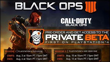 Black Ops 4 BLACKOUT OPEN BETA DATES! Beta Maps, Rewards, Weapons & Blackout Info (BO4 BETA)