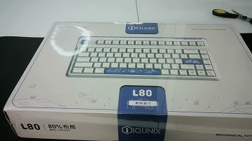 Unpacking EP03: IQUNIX L80 Cosmic Traveller Wireless Mechanical Keyboard - RGB LED / Cherry Blue