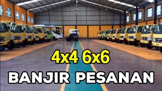 Modifikasi Truk 4X4 6X6 Menggunakan Dua Tangki Bbm