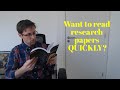 Read research papers fast 5 littleknown techniques