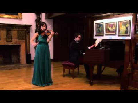 Paula Martinez--Violin--Ravel's Tzigane--Museo Evaristo Valle, Gijon, Spain.