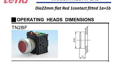 TN2BFR push button tend