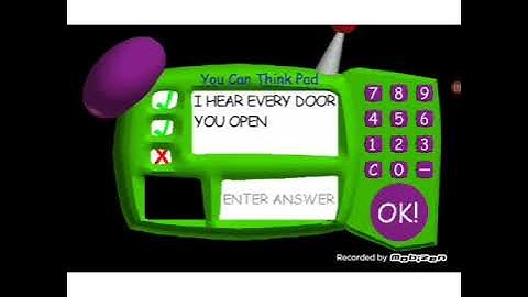 If I get caught by the principal the video ends -baldi