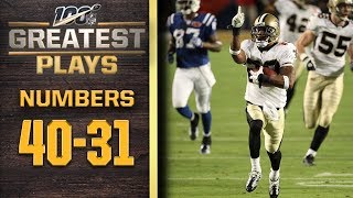 100 Greatest Plays Numbers 40-31 Nfl 100