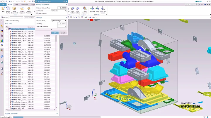 Siemens NX for HP Additive manufacturing