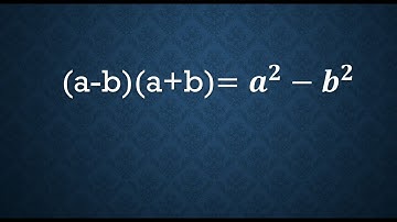 Class 9 Maths - Polynomials - identity (a-b)(a+b)=a2- b2 proof and its application