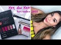 YES, OH YAS! UNBOXING + TRY ON | NOVEMBER 2018