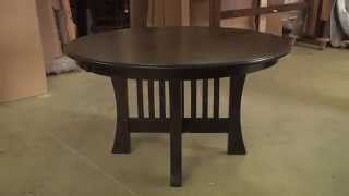 Arts and Crafts Dining Table For more information on the Arts and Crafts Dining Table, please visit our website, www.amishfurniturefactory.com. Thanks for