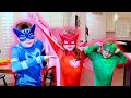 PJ Masks na vida real 🌟 Os heróis aprendem sobre a alimentação saudável 🌟 Desenhos Animados