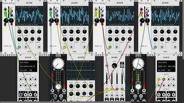 VCV Rack phase drone (some crackling)