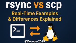 rsync vs scp | Real-Time use cases & Differences Explained | Linux File Transfer Tutorial