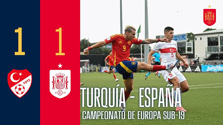 RESUMEN | Turquía 1-1 España | Campeonato de Europa sub-19 | Fase de grupos | 🔴 SEFUTBOL