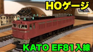 神コスパの入門機KATOのEF81【HOゲージ】 【屋根裏鉄道模型】ver.56