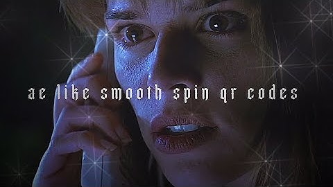 vıdeo star ae like smooth spin qr codes