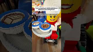 What are you doing first at LEGOLAND Hotel?