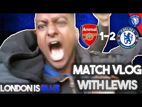 NORTH LONDON IS BLUE🔵⚪|| TAMMY ABRAHAM LATE WINNER || ARSENAL 1-2 CHELSEA || MATCH VLOG