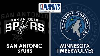 San Antonio Spurs vs Minnesota Timberwolves NBA Live Scoreboard screenshot 2