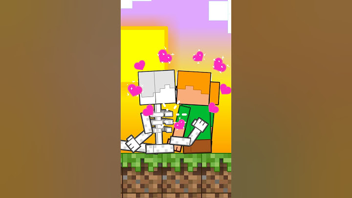 Minecraft cartoon fun animation. Romantic story Alex vs Skeleton.