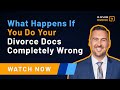 In this episode, Attorney Robert Buchanan talks about what happens if you do your DIY divorce docs wrong in an Illinois Divorce. Will the judge help you to fix your mistakes? Can you undo your mistakes? Before deciding that your divorce, "is just paperwork; what could go wrong..." learn about the consequences of doing your divorce documents wrong.