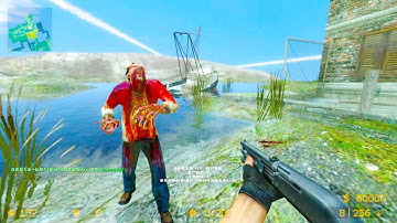 Counter Strike Source - Zombie Mod Online Gameplay on de_resistance Map