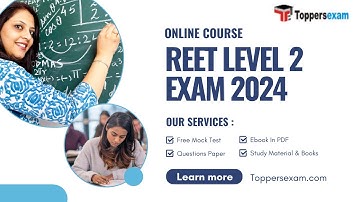 REET LEVEL 2 Syllabus & Pattern 2024, PDF Book, Mock Test Free, Important MCQs, Printed Material